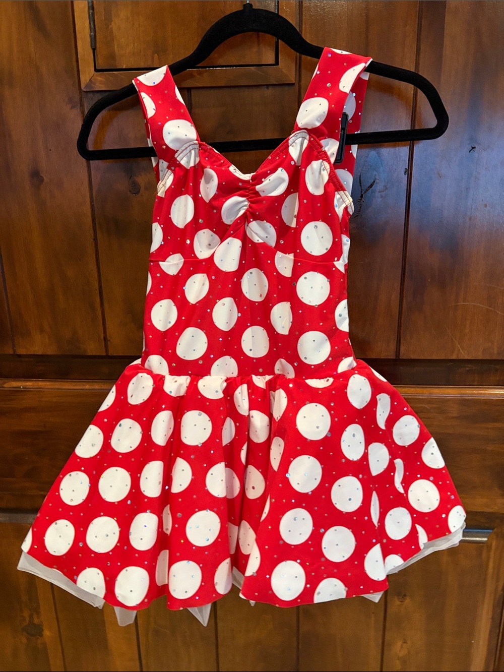 πWeissman Adorable Red Polka Dot Youth Costume Dress